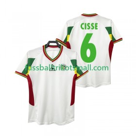 Fußballtrikots Senegal CISSE 6 Retro 2002 Kurzarm Heimtrikotsatz kaufen